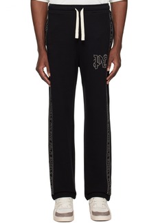 Palm Angels Black Studded Sweatpants