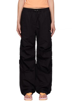Palm Angels Black Upside Down Palm Trousers