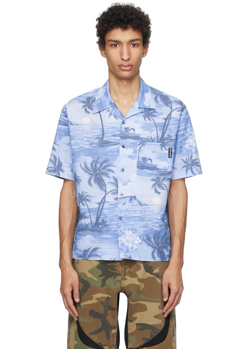 Palm Angels Blue Sunset Shirt