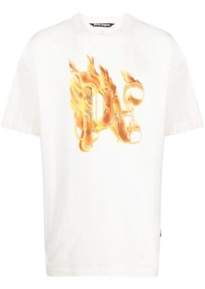 PALM ANGELS Burning PA-print T-shirt