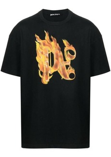 PALM ANGELS Burning PA-print T-shirt