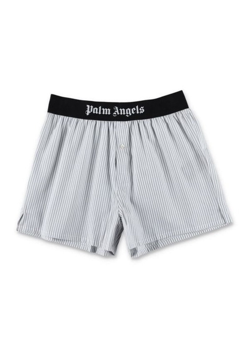 PALM ANGELS Classic logo striped boxer