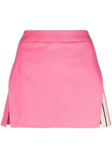 PALM ANGELS Cotton mini skirt