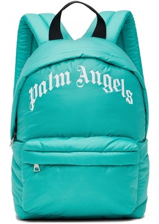 Palm Angels Kids Blue Padded Backpack