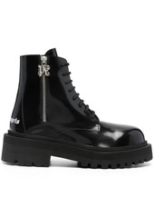 PALM ANGELS Leather combat boots