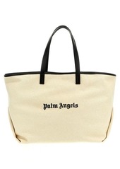 PALM ANGELS Logo embroidery shopping bag