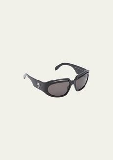 Palm Angels Men's Heights Palm Icon Square Sunglasses