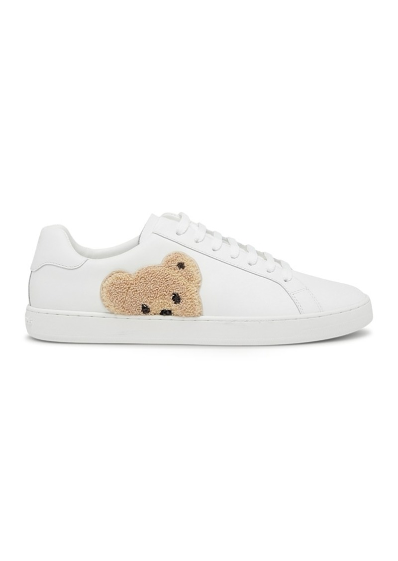 Palm Angels Men's New Teddy Bear Lace Up Tennis Sneakers