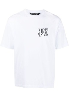 PALM ANGELS Monogram cotton t-shirt