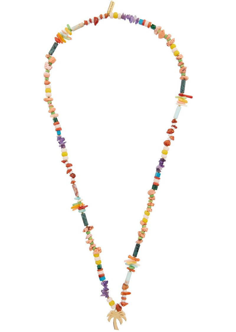 Palm Angels Multicolor Palm Beads Necklace