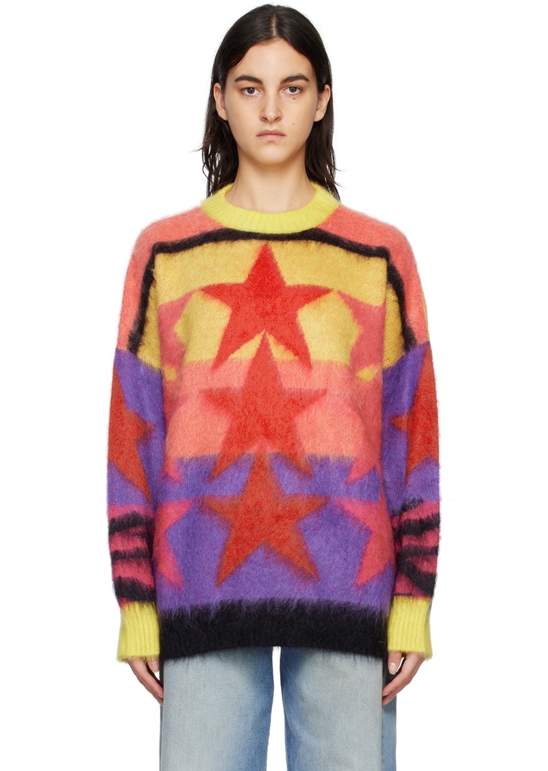 Palm Angels Multicolor Stars Sweater