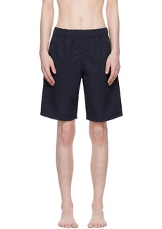 Palm Angels Navy Printed Swim Shorts