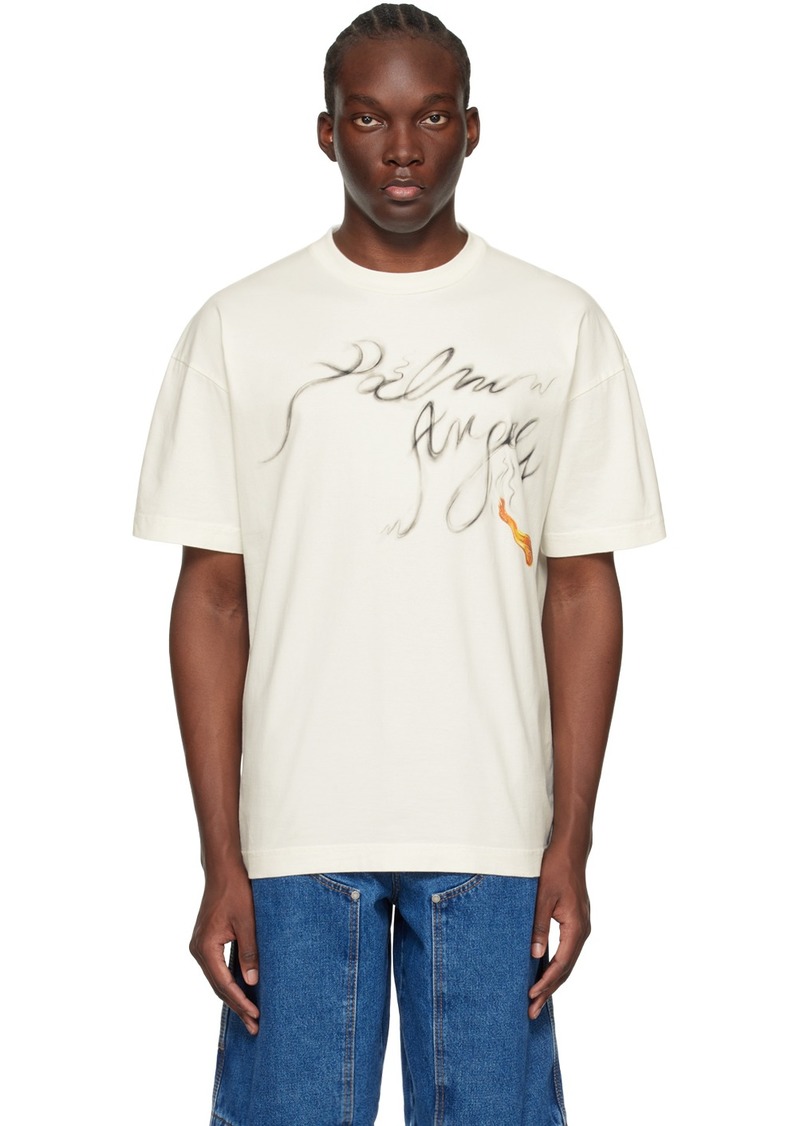 Palm Angels Off-White Foggy T-Shirt