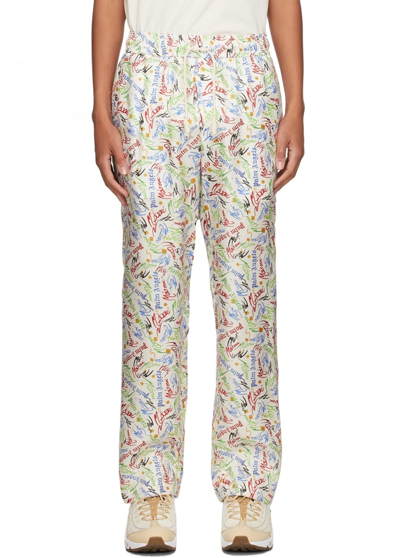 Palm Angels Off-White Missoni Edition Scribble Lounge Pants