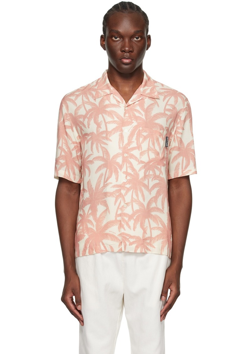 Palm Angels Off-White Palms Allover Shirt