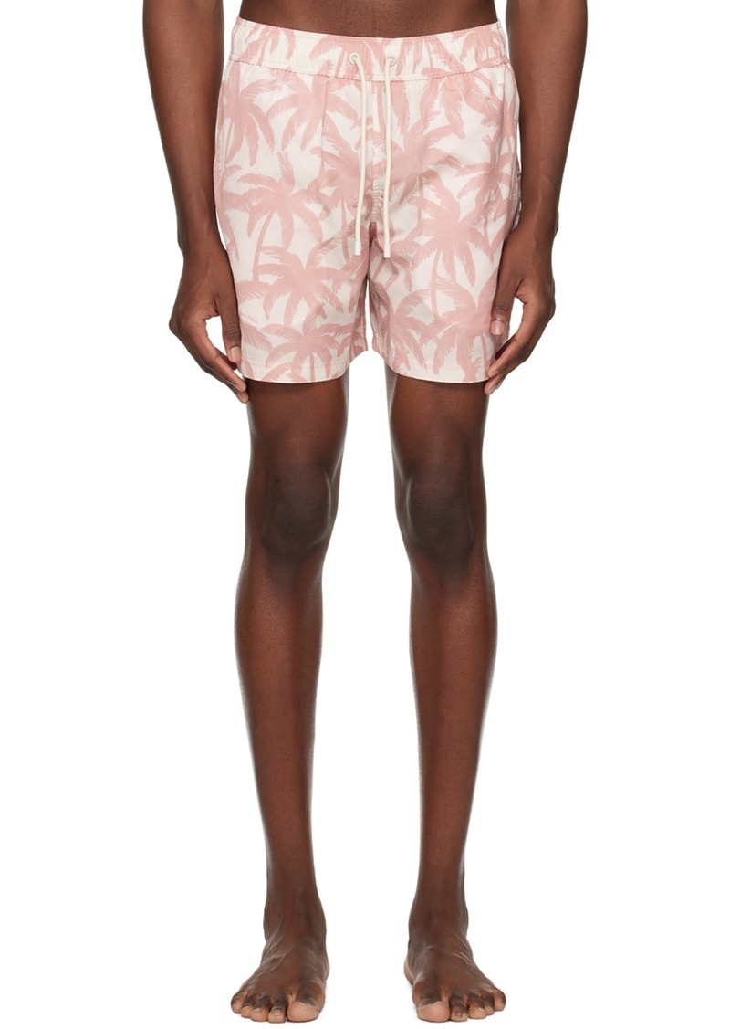 Palm Angels Off-White Palms Allover Swim Shorts