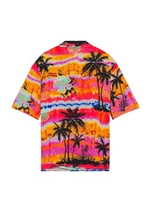 Palm Angels Psychedelic Palms Bowling Shirt