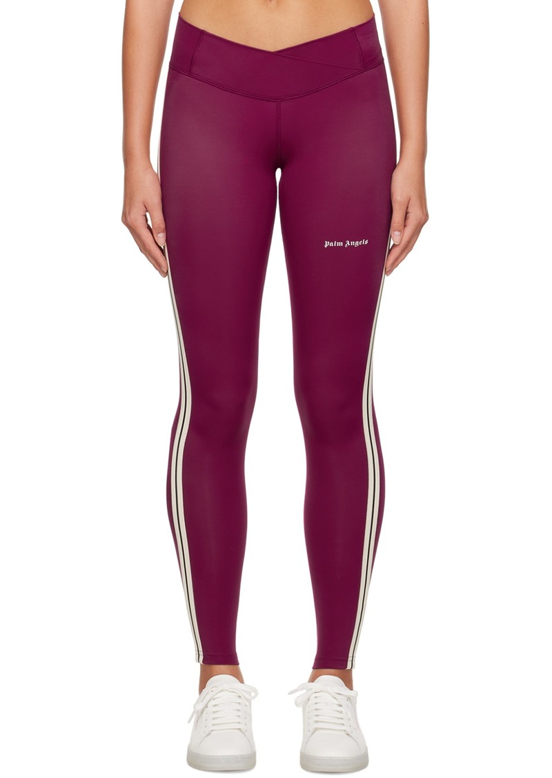 Palm Angels Purple New Classic Leggings