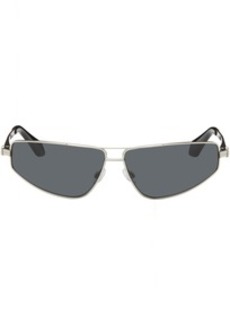 Palm Angels Silver & Gray Clavey Sunglasses