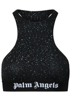 PALM ANGELS Soire top in black viscose blend