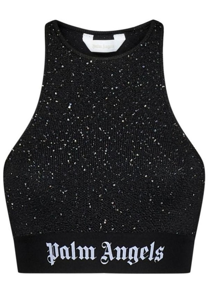 Palm Angels SOIREE KNIT LOGO Top