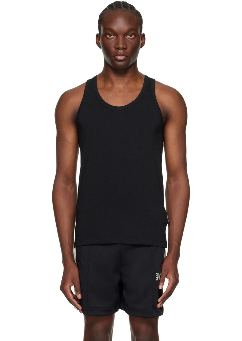 Palm Angels Two-Pack Black Tank Tops