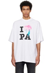 Palm Angels White 'I Love PA' T-Shirt