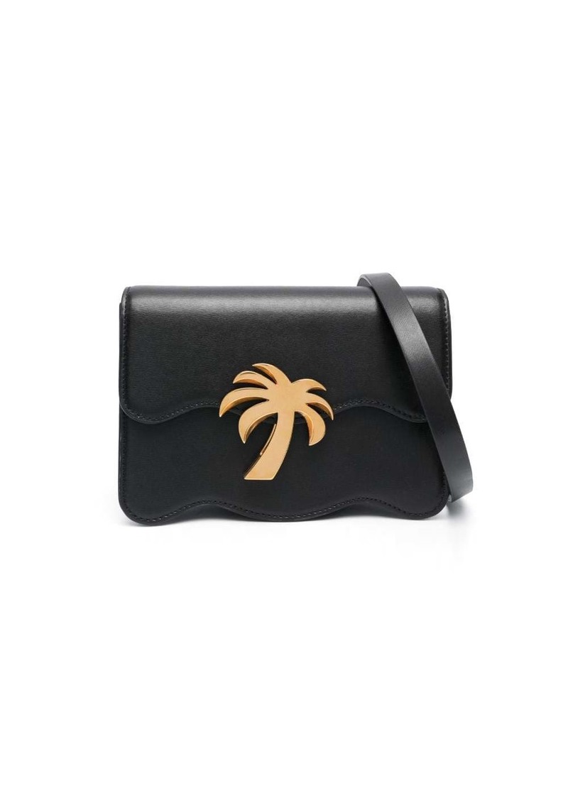 Palm Angels Palm Beach leather shoulder bag