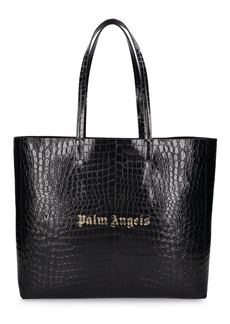 Palm Angels Palm Leather Tote Bag