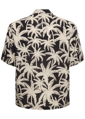 Palm Angels Palm Print Viscose Shirt