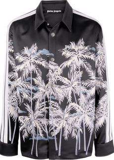 Palm Angels palm trees print shirt jacket