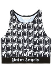 Palm Angels Palms-logo sports bra