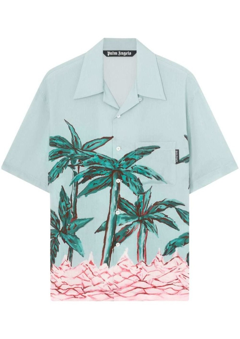 Palm Angels Palms Row button-up bowling shirt