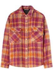 Palm Angels plaid-print shirt jacket