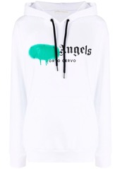 Palm Angels Porto Cervo sprayed-logo hoodie