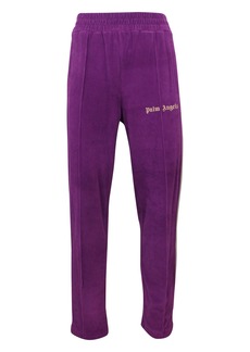 Palm Angels Purple Cotton Cord Fleece Track Pants