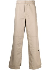 Palm Angels reversed waistband chino trousers