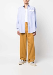 Palm Angels Sartorial-tape cotton shirt