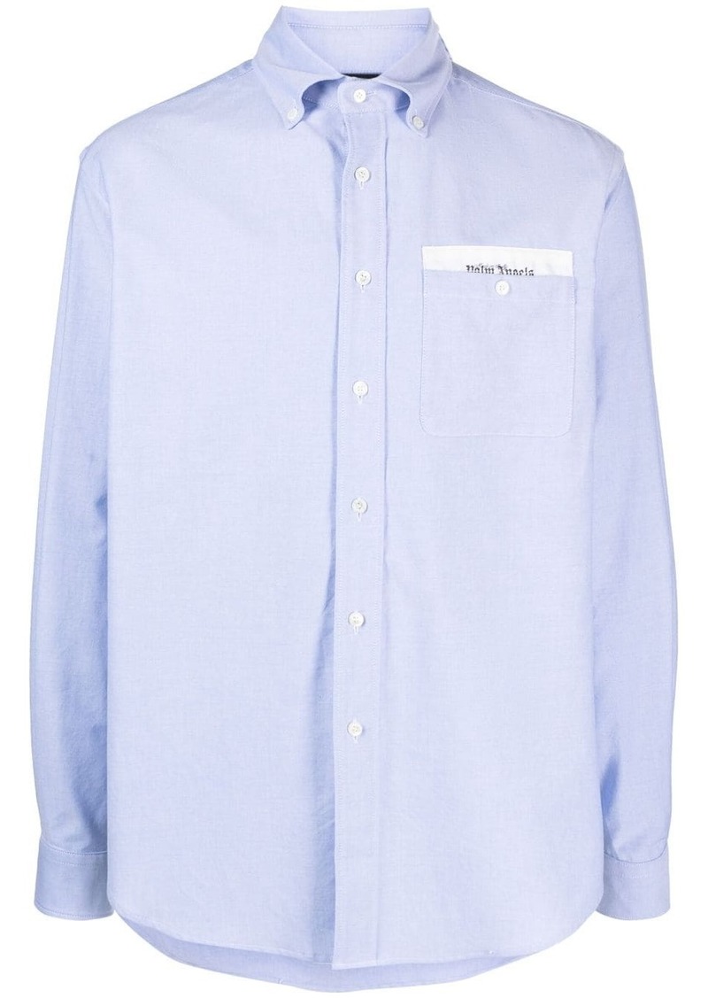 Palm Angels Sartorial-tape cotton shirt