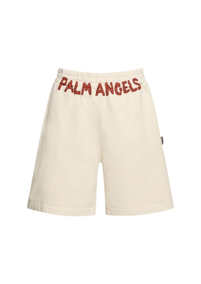 Palm Angels Seasonal Logo Cotton Sweatpants