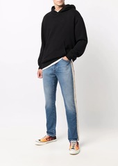 Palm Angels side-stripe straight-leg jeans