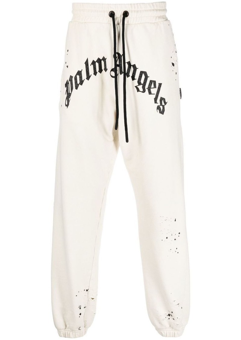 Palm Angels straight-leg track pants