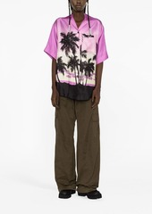 Palm Angels sunset-print bowling shirt