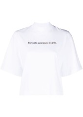 Palm Angels Sunsets-print jersey T-shirt