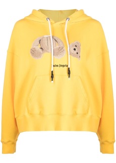 Palm Angels Teddy Bear logo hoodie