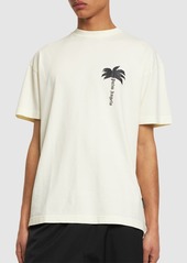 Palm Angels The Palm Printed Cotton T-shirt