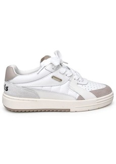 Palm Angels UNIVERSITY WHITE LEATHER SNEAKERS
