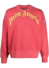 Palm Angels Vintage Wash logo-print sweatshirt