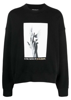 Palm Angels wings photograph-print sweatshirt