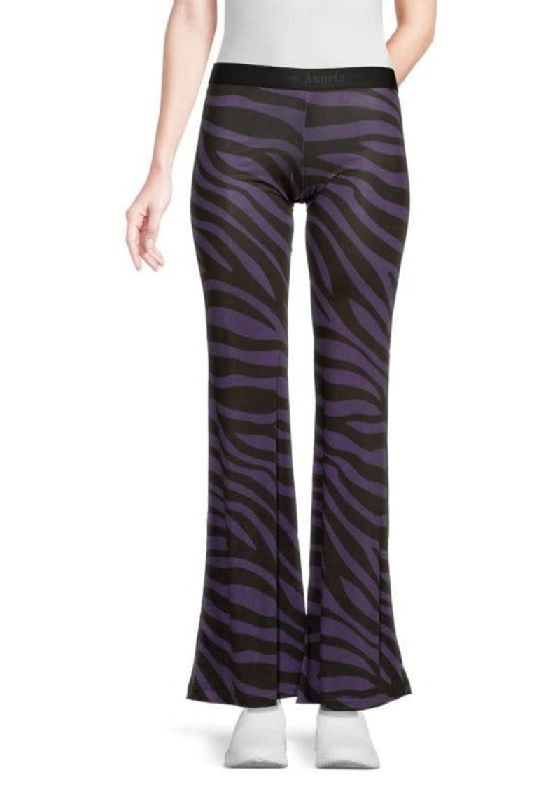 Palm Angels Zebra Print Bootcut Pants